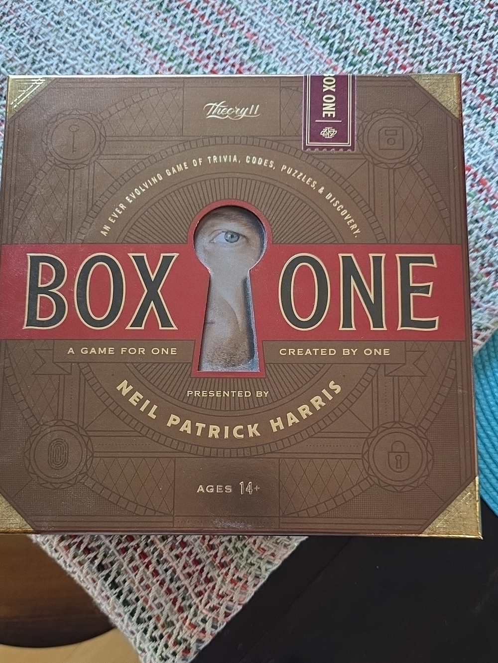 Theory Box One Board Game by Neil Patrick Harris - Brown & Red